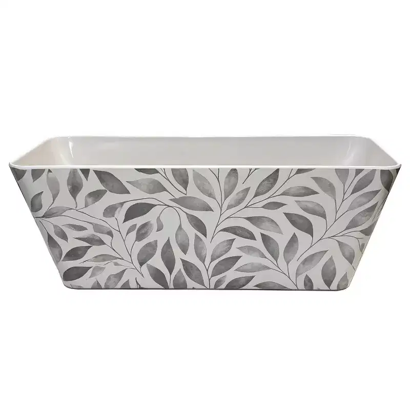 Tierra Garden 16 Rectangular Self-Watering Bamboo Planter