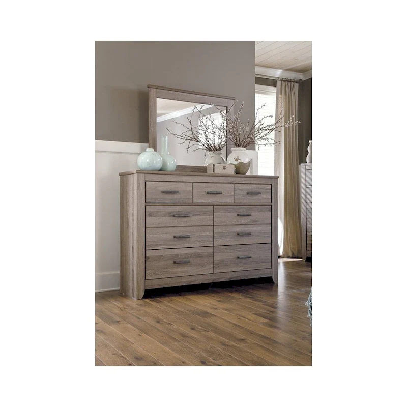Zelen Warm Gray Dresser