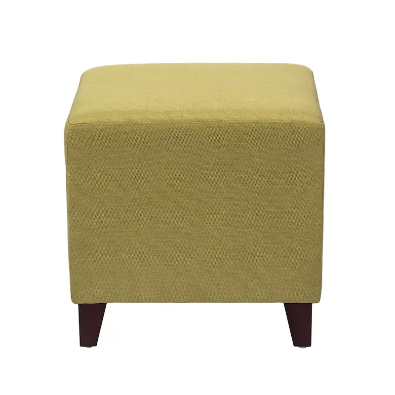 British Style Cube Ottoman Footstool