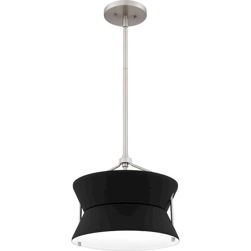 Nira 2-Light Brushed Nickel Pendant Light