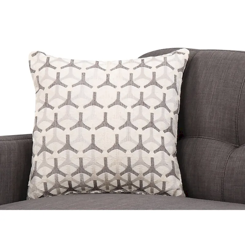 Mid-century Modern Charcoal Sofa