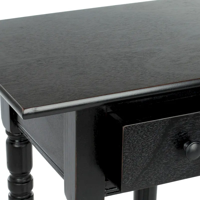 SAFAVIEH Arrie Black Accent Table - 17.7 x 13.8 x 31.9 - 18Wx14Dx32H