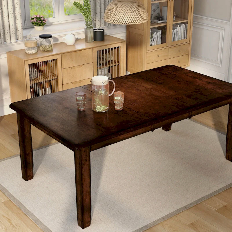 Cottage Cherry 78-Inch Expandable Dining Table