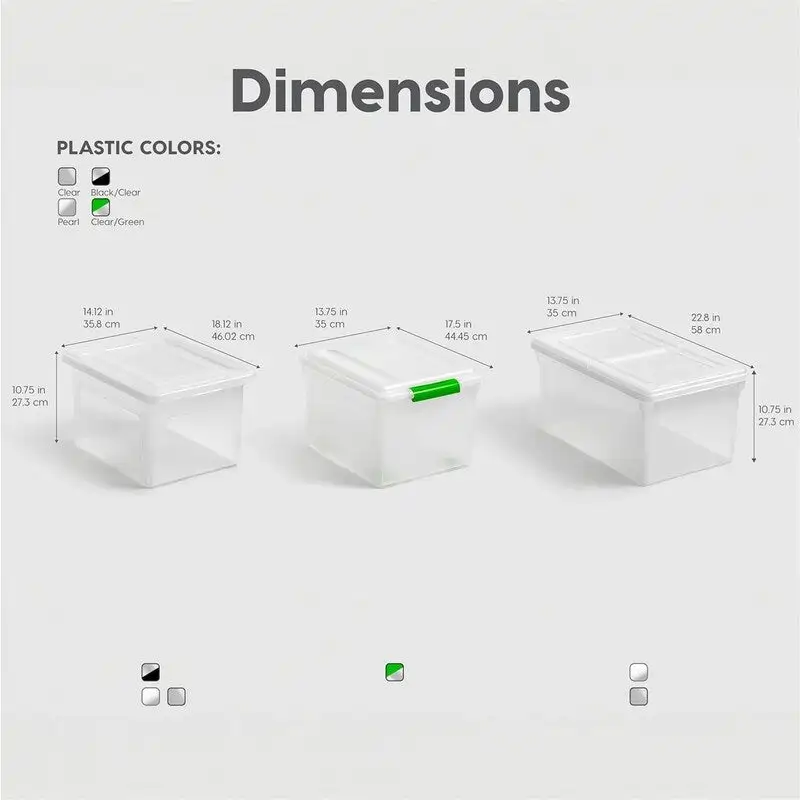 Letter/Legal File Tote Box