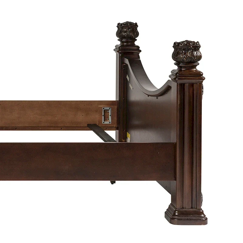 Poster Bed - Cognac Brown - Queen/King