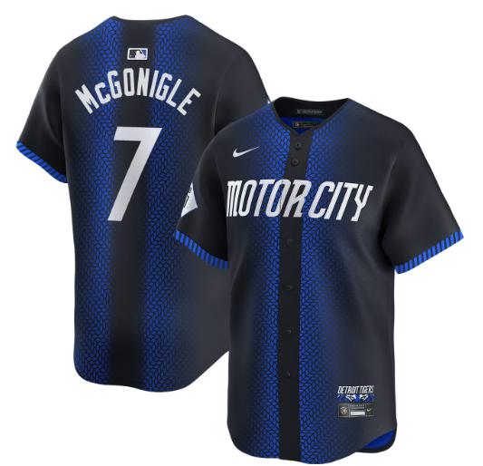 Kevin McGonigle Detroit Tigers City Connect Limited Jersey