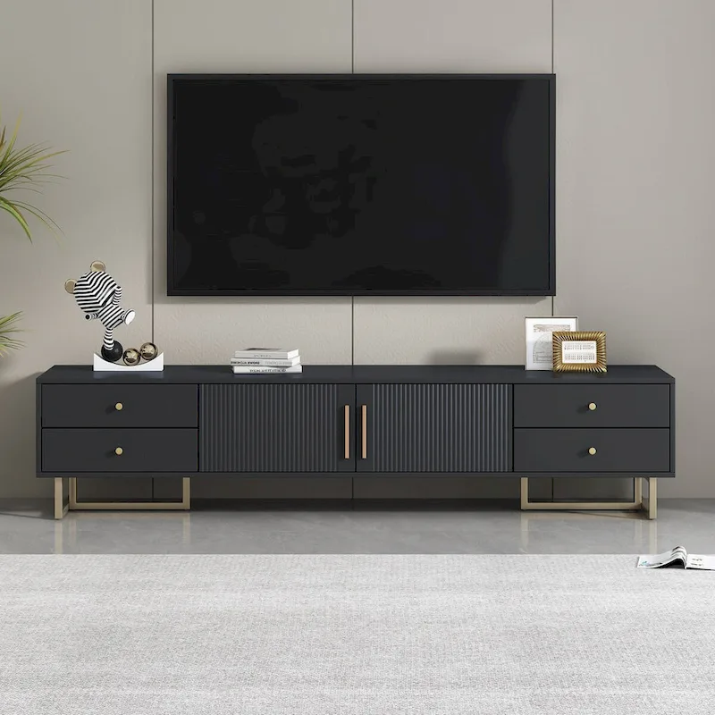 Black/White TV Stand for 65