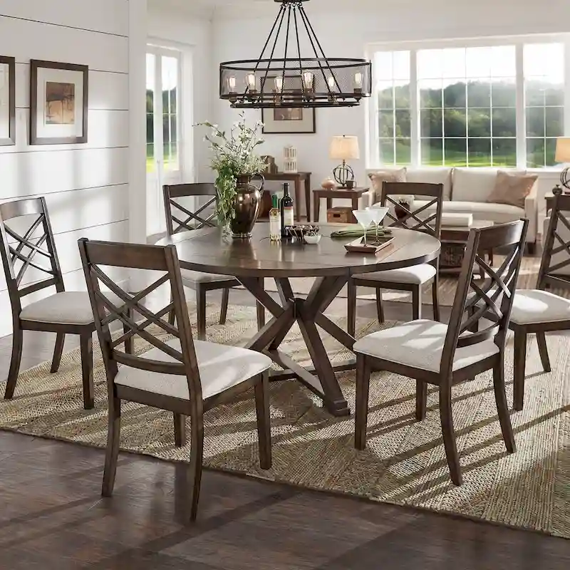 Garrison Espresso Convertible Dining Set by iNSPIRE Q Modern
