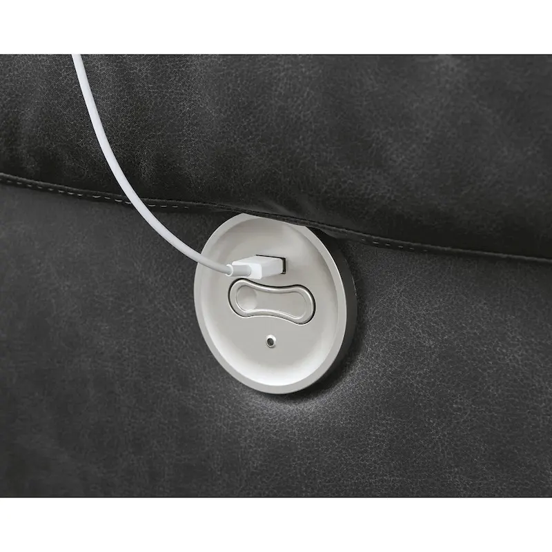 Signature Design by  Barnsana Power Reclining Loveseat with Console