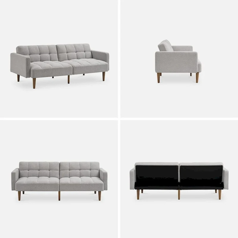 Mopio Aaron Futon Convertible Sofa Sleeper Futon