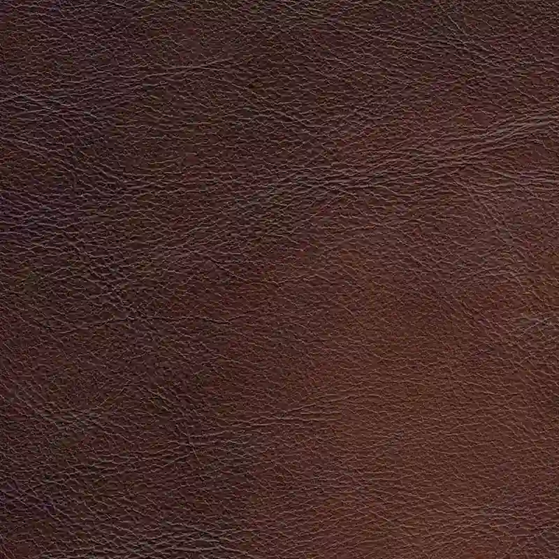 Brown Top Grain Leather Sofa with Track Arms