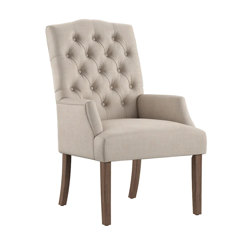 Premium Tufted Dining Chair (with Armrests)