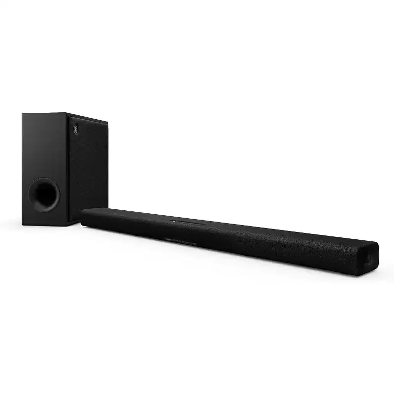 YAMAHA - True X BAR 50A Sound Bar with Dolby Atmos, Wireless Subwoofer, Black