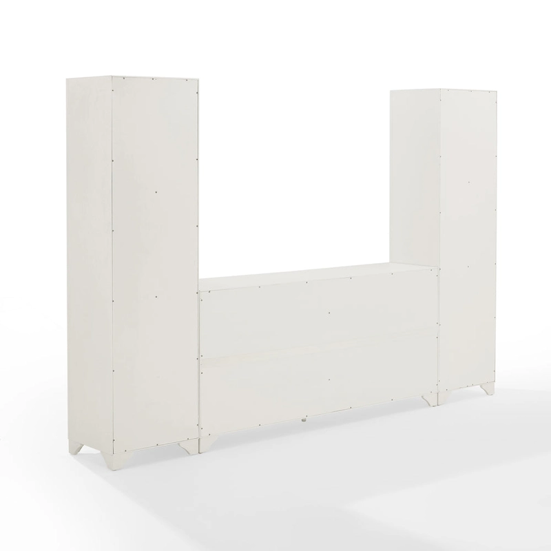 Crosley Tara 3Pc Sideboard And Bookcase Set - 15x97x67.63