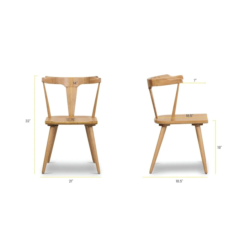 Dining Chair - Solid Oak Wood