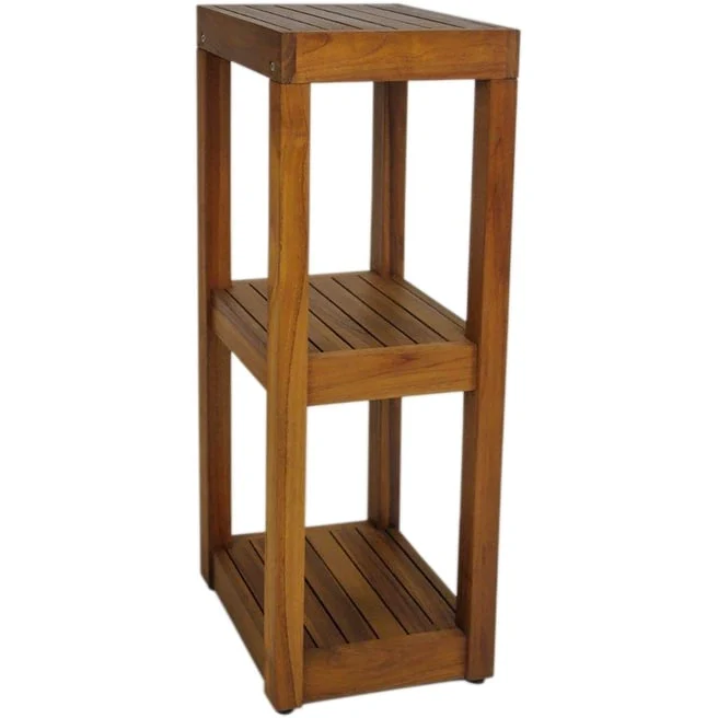 The Original Sula Square Teak Bath Stand