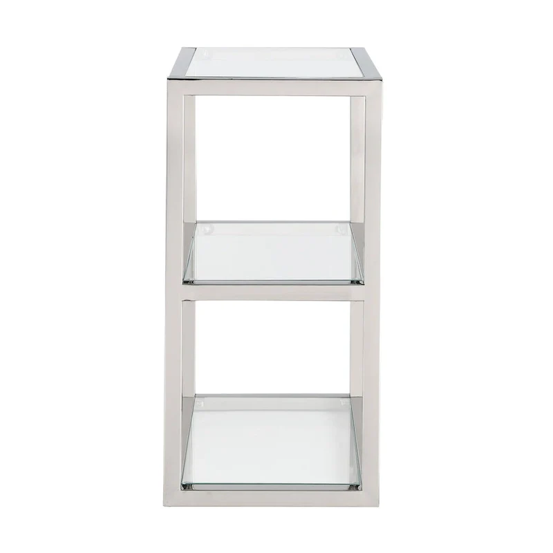Pierre 16X20X10 Wall-Mounted Linen Cabinet In Chrome
