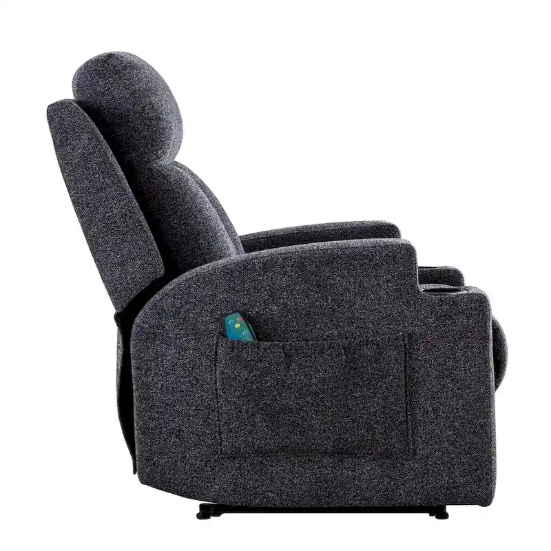 Ebello Massage Recliner Chair with Heat and Vibration Manual Sofa