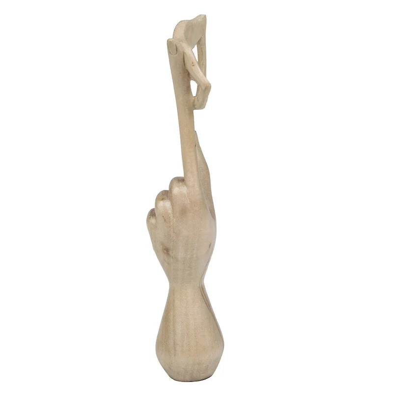 Novica Handmade Laughing Wood Sculpture