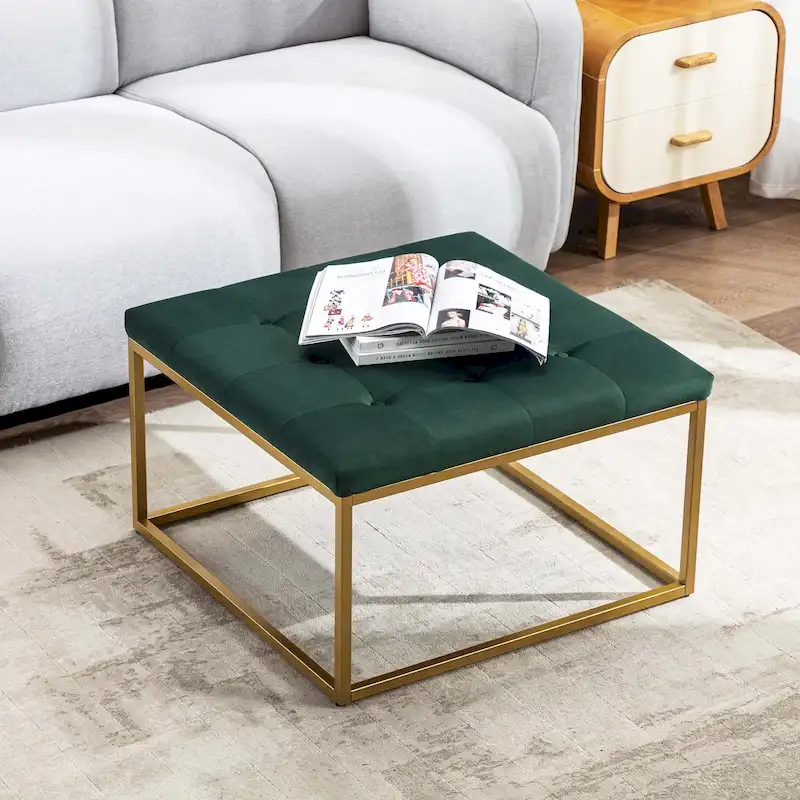 Square Ottoman Coffee Table 28L x 28D x 17H