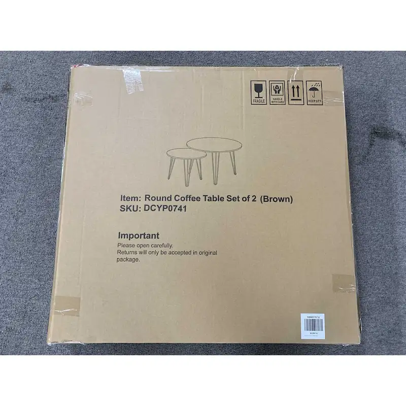 27.56  Round Nesting Coffee Table Set of 2