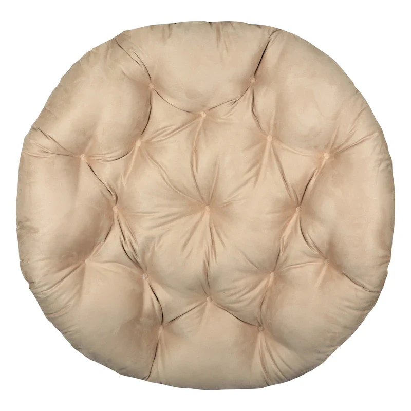 Klear Vu Solid Micro Suede Thick and Fluffy Replacement Papasan Chair Cushion