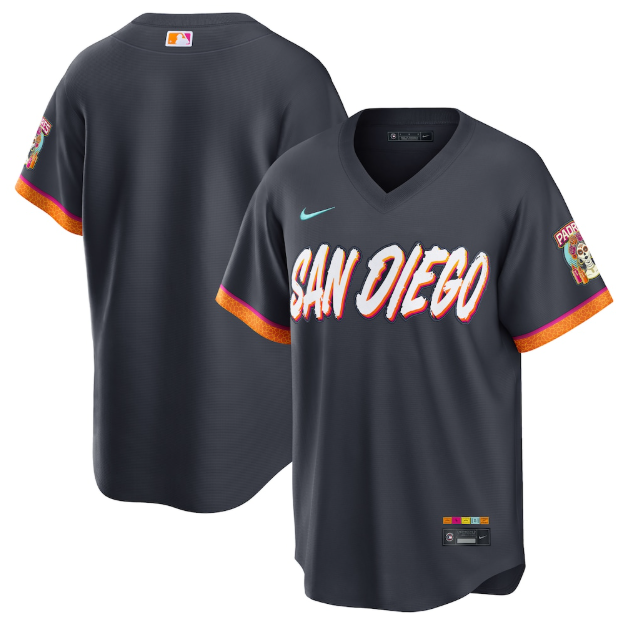 San Diego Padres Obsidian 2026 City Connect Stadium Jersey