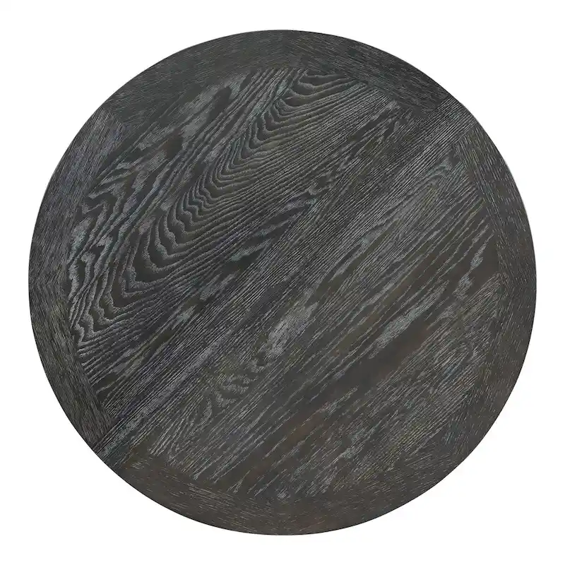 Retro Style Dining Table with Extendable Tabletop - N/A