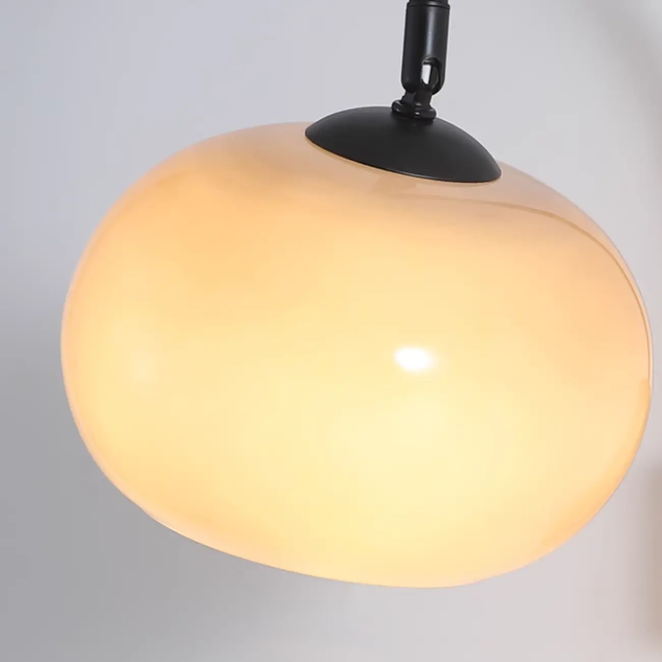 Modern Smoke Grey Wall Sconce with Glass Shade & LED