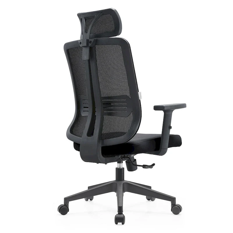Adjustable Office Chair with Mesh Back and Headrest Nift Series by LeisureMod