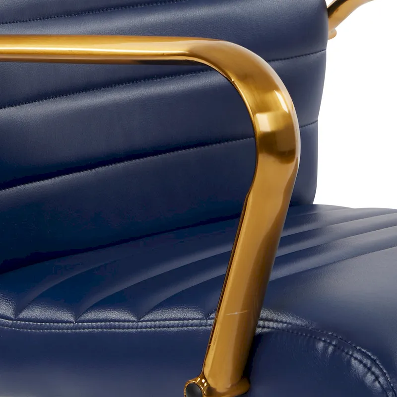 Baldwin Mid-Back Faux Leather Chair