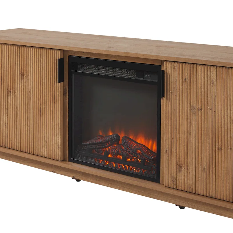 Middlebrook 70-inch TV Stand with Electric Fireplace