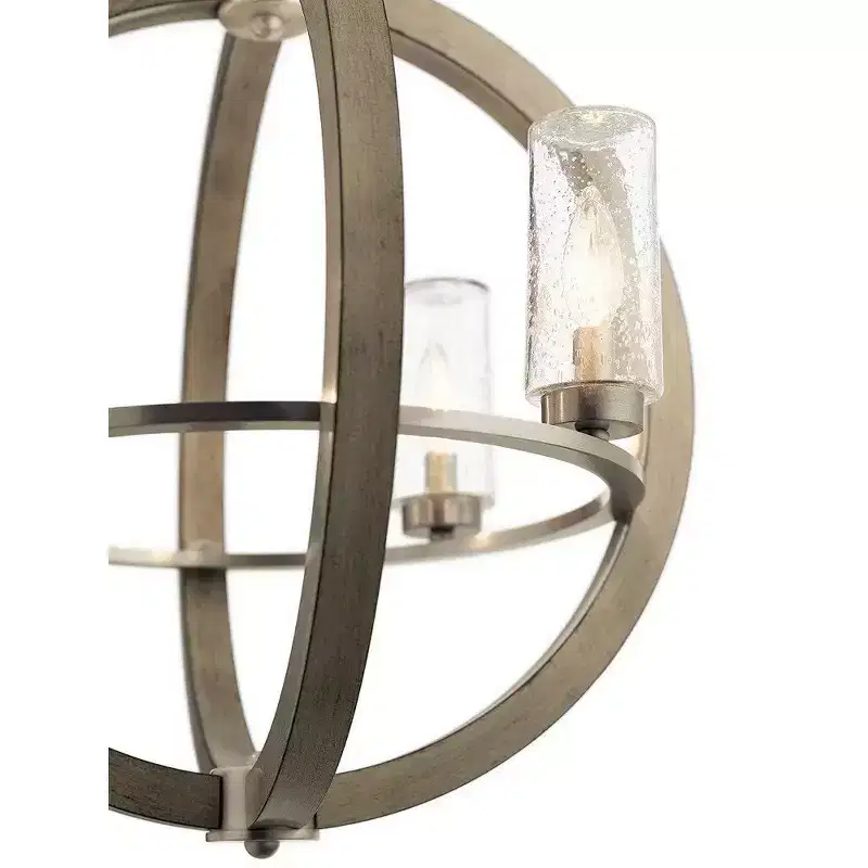 Grand Bank 20 4 Light Chandelier Distressed Antique Gray