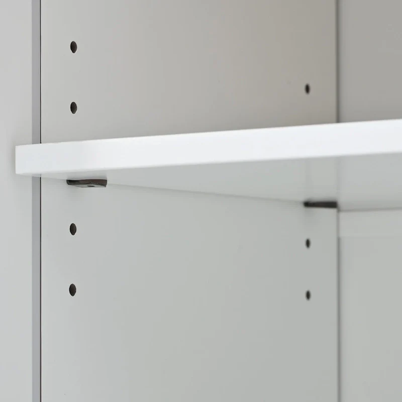 Kitchen Island with Drop Leaf, LED Light