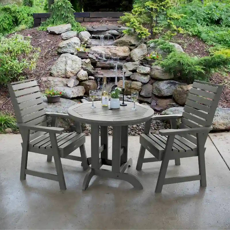 Weatherly 3-piece Outdoor Dining Set - 36
