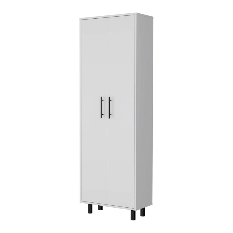 71  White Tall Pantry Cabinet - 23.60