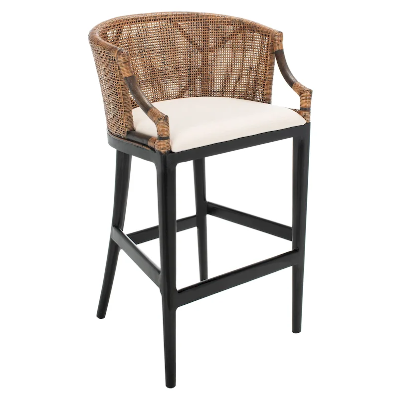 Rattan 30-inch Bar Stool - 22.3
