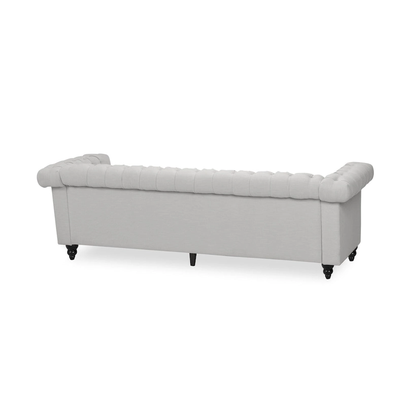 Parkhurst Tufted Grey Chesterfield Sofa by Christopher Knight Home