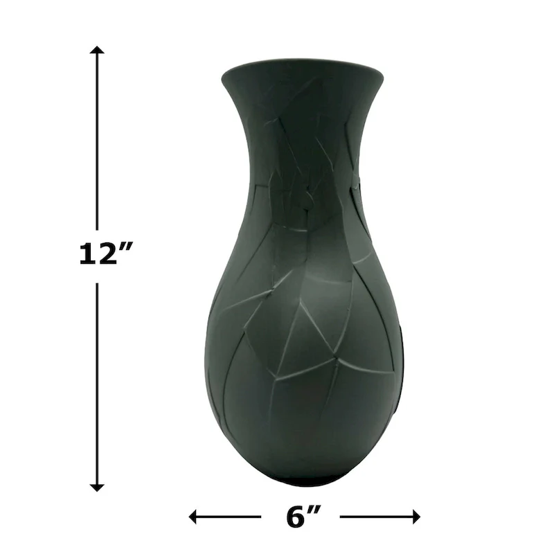 12 Inch Tall Ceramic Flower Vase
