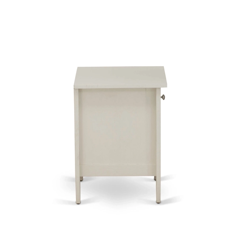 King Bedroom Set with 1 Bed and a Wire Brushed Butter Cream End Table - Mist Beige Linen Fabric Bed(Pieces Option)