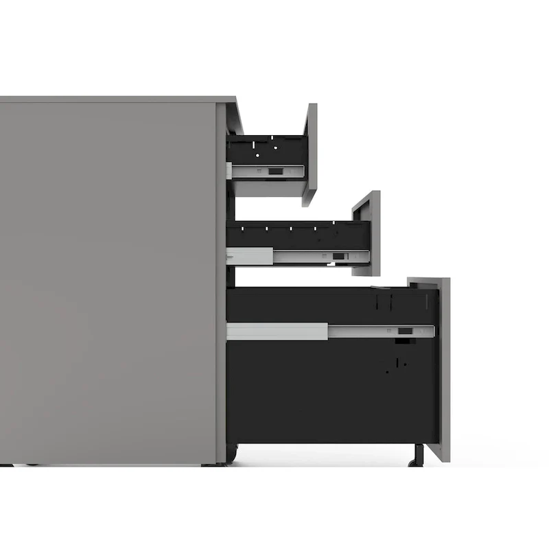 Owen Urban Metal Matte Lockable 3-Drawer Mobile File Cabinet by Furniture of America