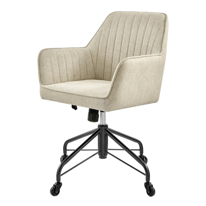 Swivel Office Chair with Adjustable Height and Caster Wheels