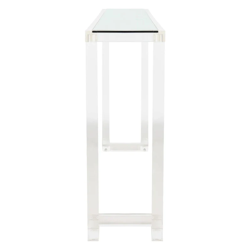 Modern Acrylic Console Table – Clear, 60