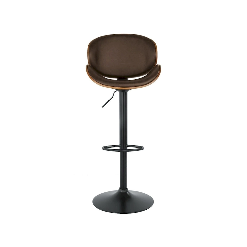 Signature Design by Ashley Harley Modern Adjustable Brown and Black Bar Stool
