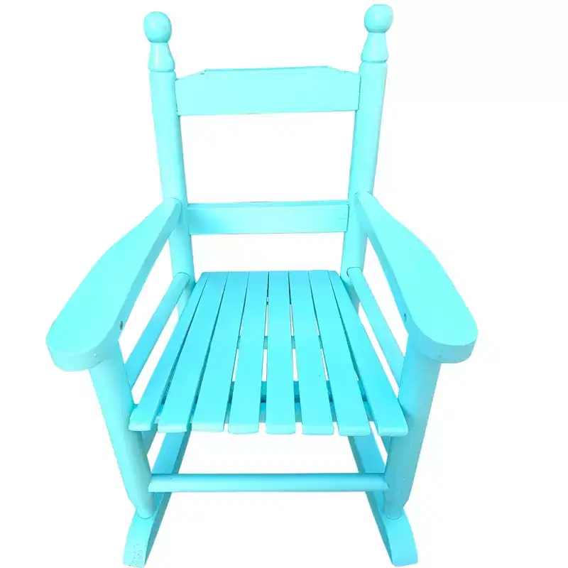 Children's rocking light Light Blue chair- Indoor or Outdoor -Suitable for kids-Durable