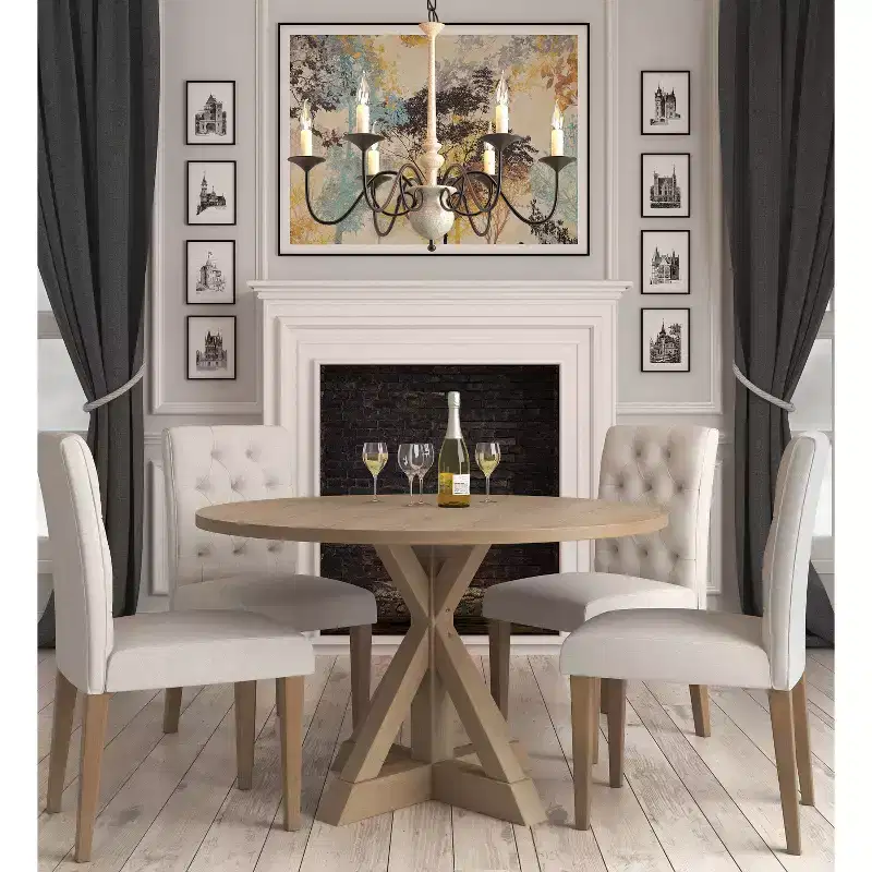 Alfred Round Dining Table - Finch
