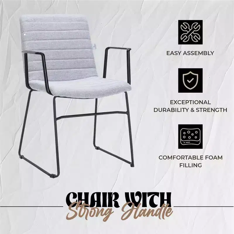LeisureMod Ergonomic Office Chair Upholstered in Leather/Polyester with Powder-Coated Stainless Steel Frame Padded Seat and Back Zylar Collection