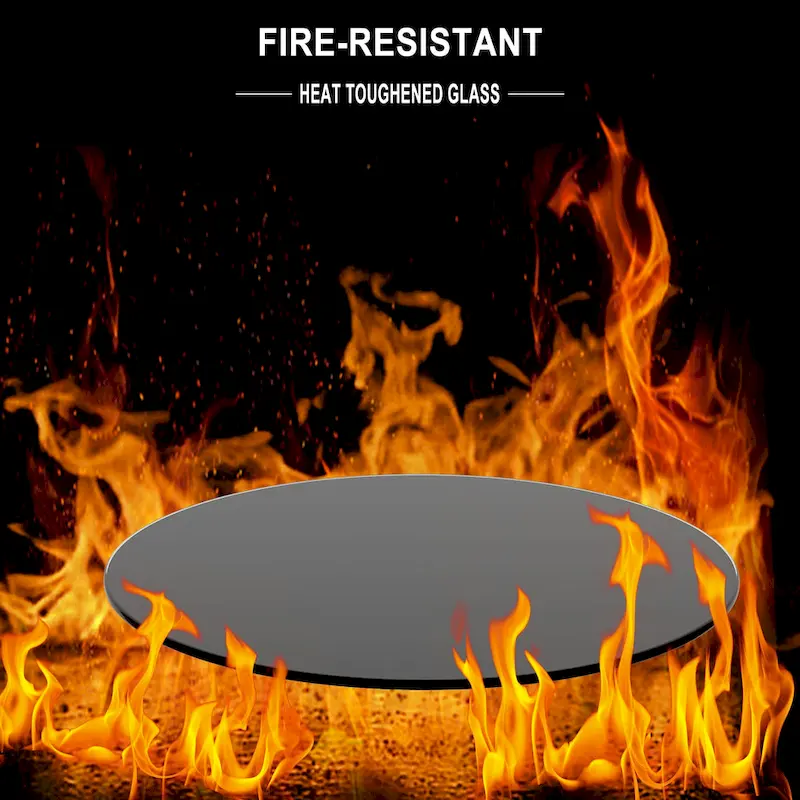 30-inch Round Tempered Glass Table -Table Top Only - 30.00 x 30.00 x 0.24