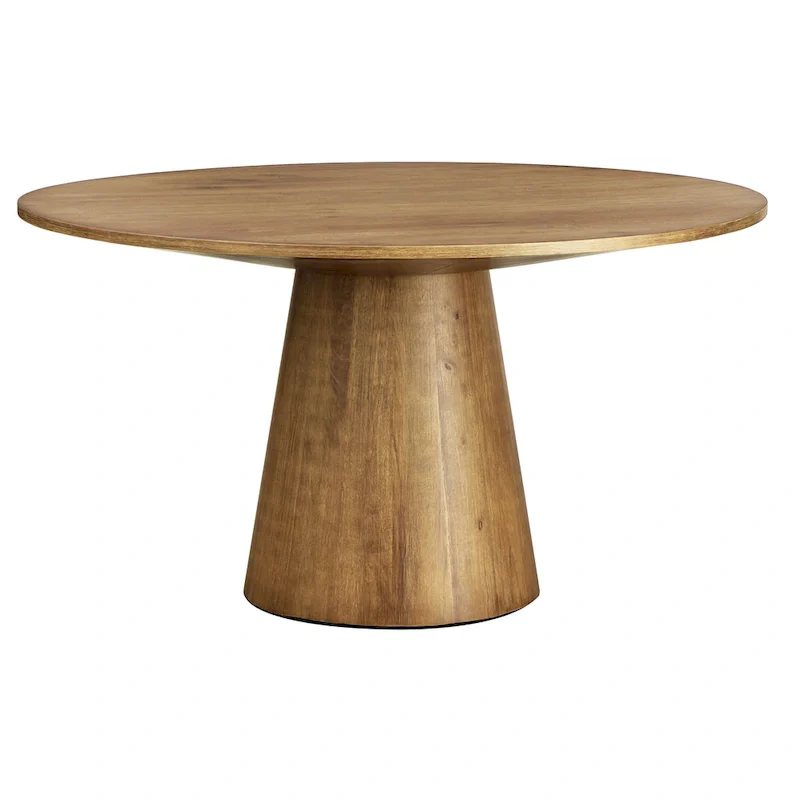 Round Pedestal Dining Table – 59-Inch, Seats 6