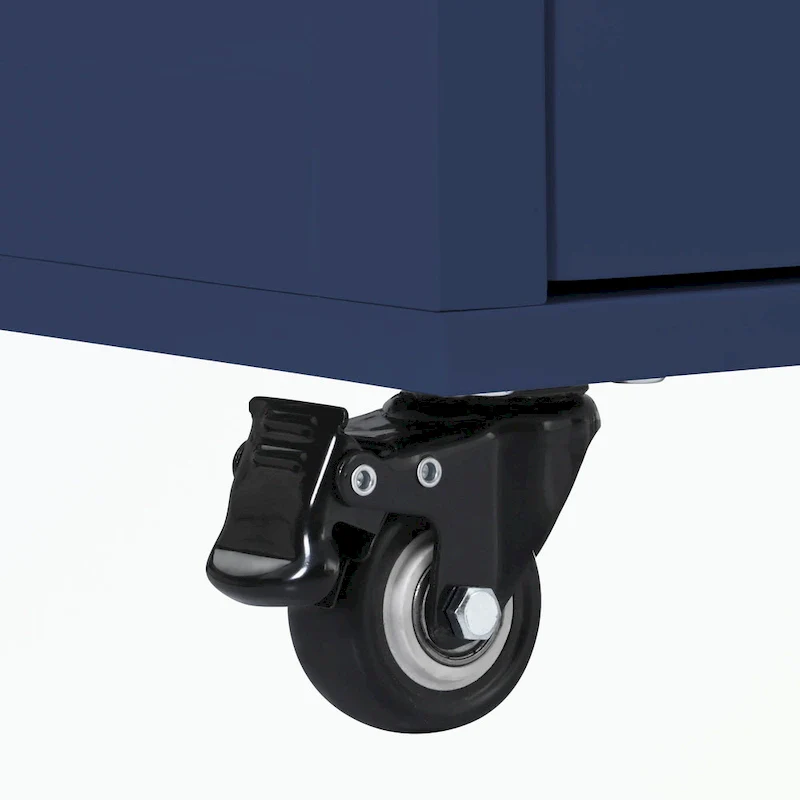 Kitchen Cart with Rubber Wood Countertop